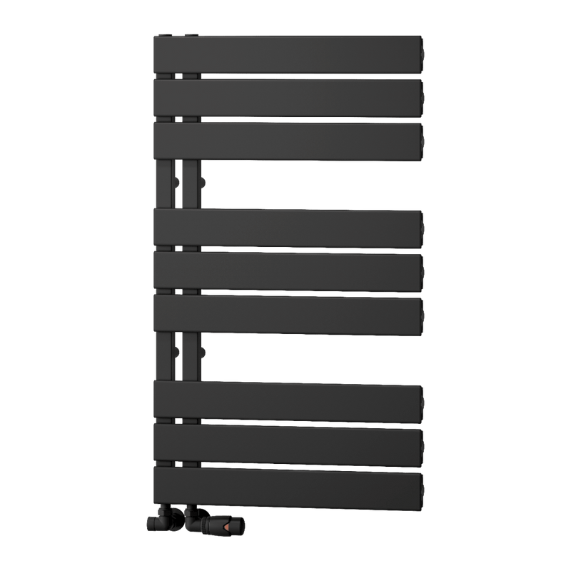 Matt Black Heated Towel Rail