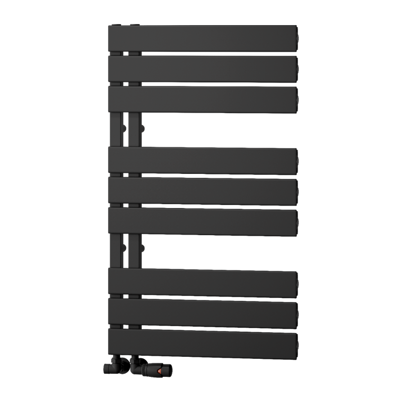 Matt Black Heated Towel Rail