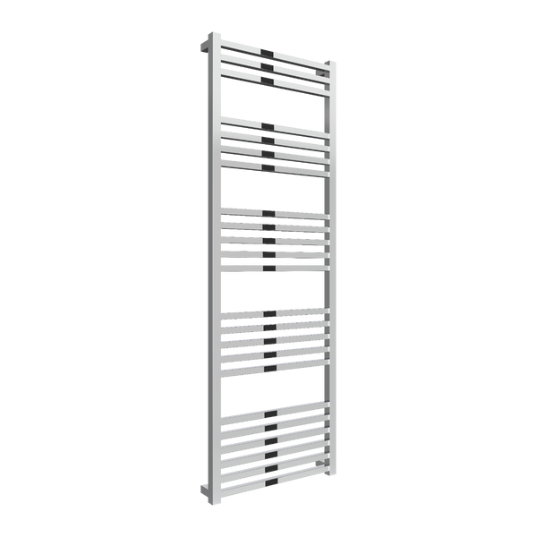 Reina Vasto Vertical Chrome Towel Rail Steel Radiator