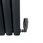 Elegant Rondy Anthracite Vertical Designer Radiator Single & Double Panel