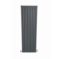 Vertical radiator on a white background