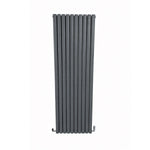 Vertical radiator on a white background
