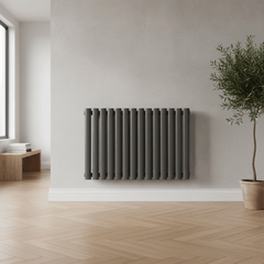 Elegant Rondy 600mm Anthracite Horizontal Designer Radiator Single & Double Panel