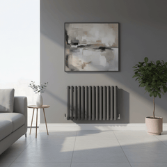 Elegant Rondy 600mm Anthracite Horizontal Designer Radiator Single & Double Panel