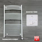 White Electric Heated Towel Rail 1300 x 750mm