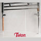 Chrome Talon Snappit pipe covers and collars fitted to a chrome towel rail