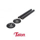 Anthracite grey Talon Snappit 200mm pipe cover kit: 2 covers and 2 collars