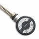 Terma MOA anthracite thermostatic element — finish illustration