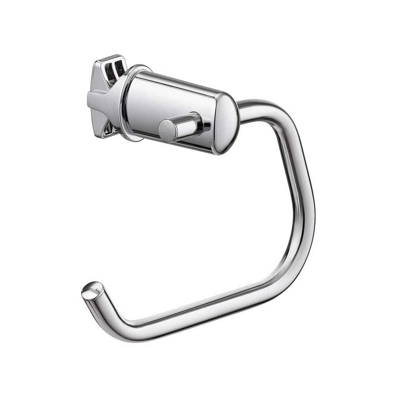 Towel Radiator Toilet Roll Holder Chrome/ White