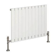 White Horizontal Column Panel Radiators – 600mm Height Single / Double