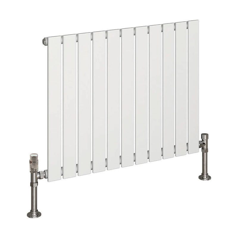 White Horizontal Column Panel Radiators – 600mm Height Single / Double