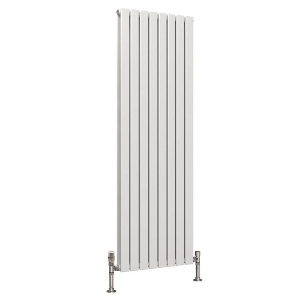 White Vertical Column Panel Radiator 1600 Height – Single/Double