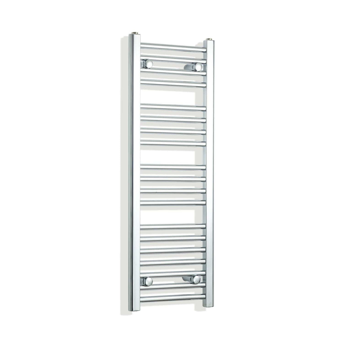 Without Valves 1000 mm High x 300 mm Wide Heated Straight Towel Rail Chrome