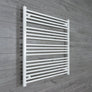 Without Valves 1000 x 1000 Heated Towel Rail Radiator Flat White Central Heating