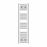 1000 x 250 Heated Straight Towel Rail Radiator Chrome
