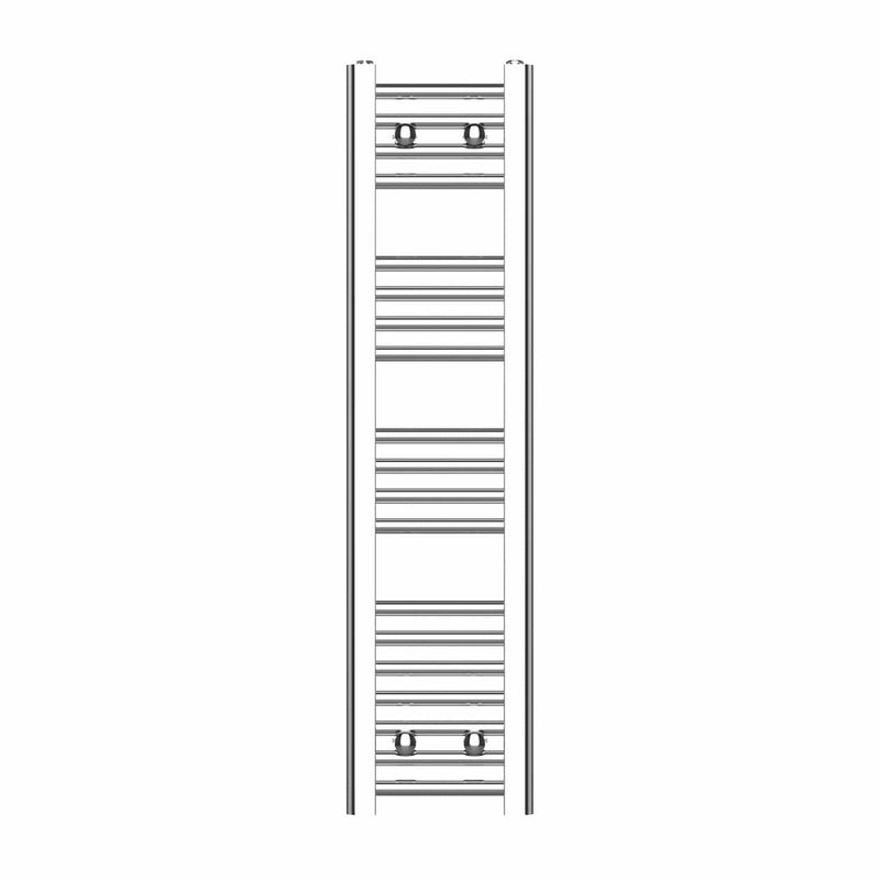 1000 x 250 Heated Straight Towel Rail Radiator Chrome