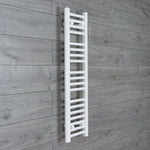 Without Valves 1000 x 250 Heated Towel Rail Radiator Flat White