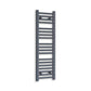 Without Valves 1000 x 300 Heated Straight Anthracite-Sand Grey Towel Rail
