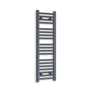 Without Valves 1000 x 300 Heated Straight Anthracite-Sand Grey Towel Rail