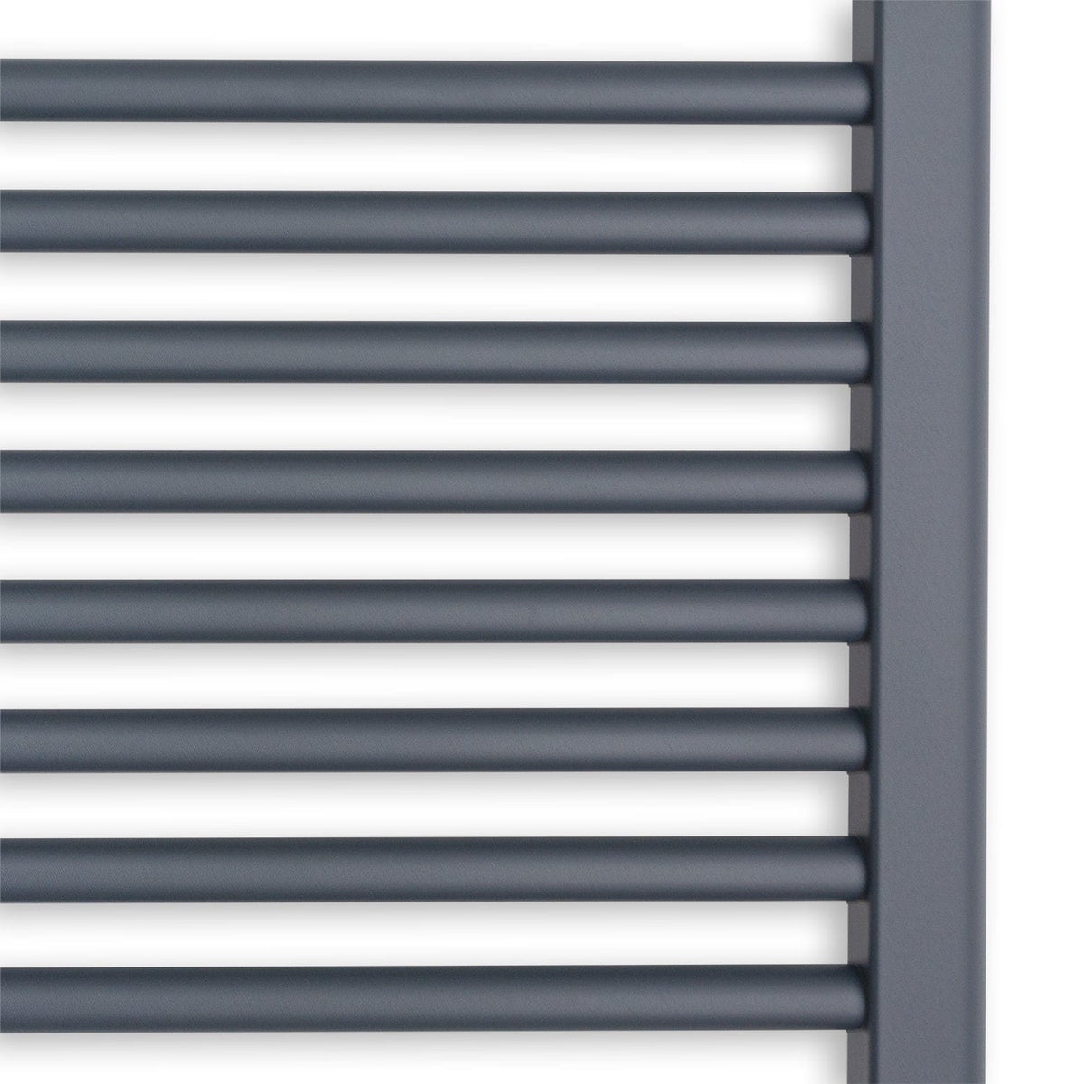 1000 x 300 Heated Straight Anthracite-Sand Grey Towel Rail