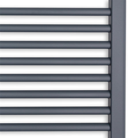 1000 x 300 Heated Straight Anthracite-Sand Grey Towel Rail