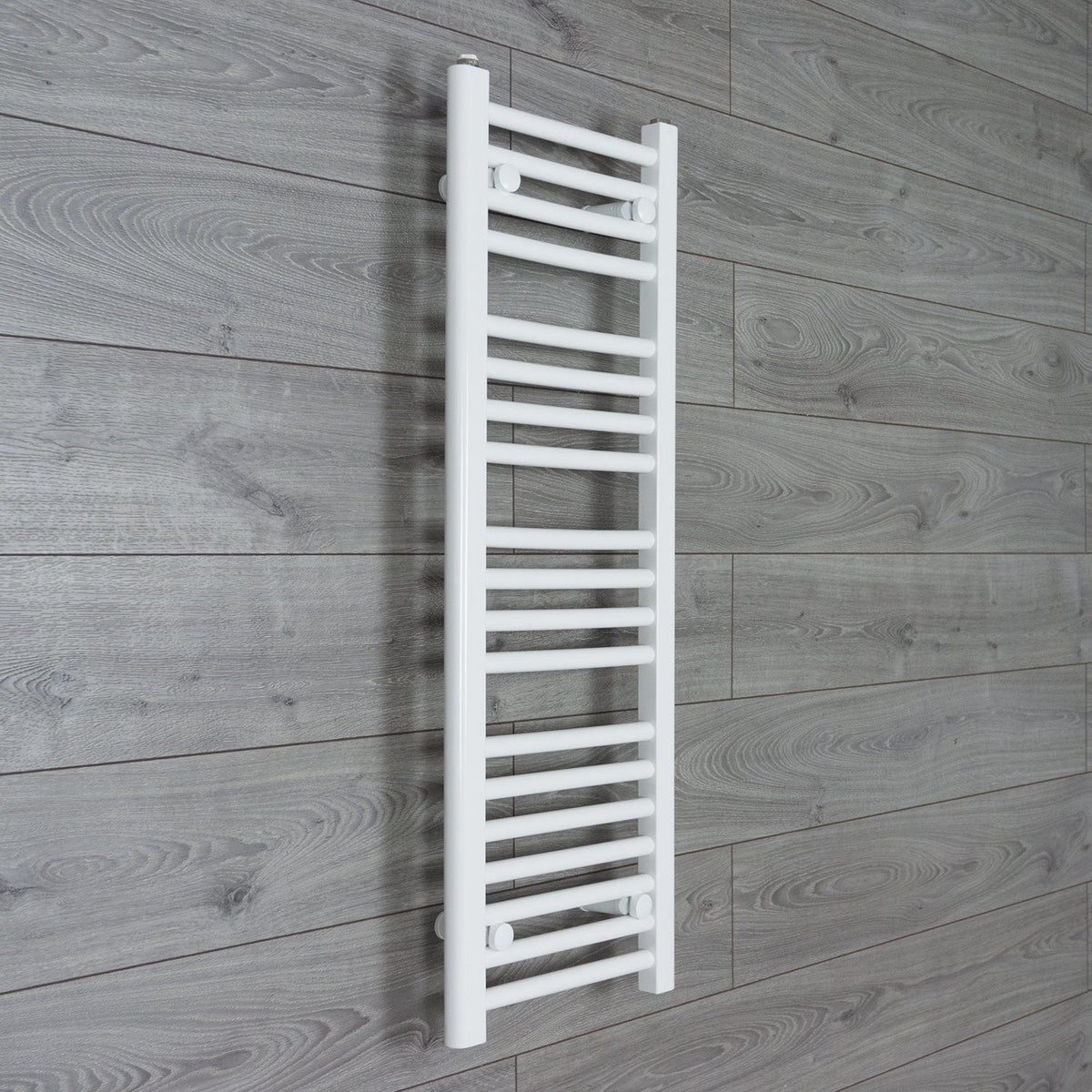 Without Valves 1000 x 350 Heated Towel Rail Radiator Flat White