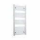 Straight / Without Valves 1000 x 400 Heated Flat or Curved Towel Radiator Chrome