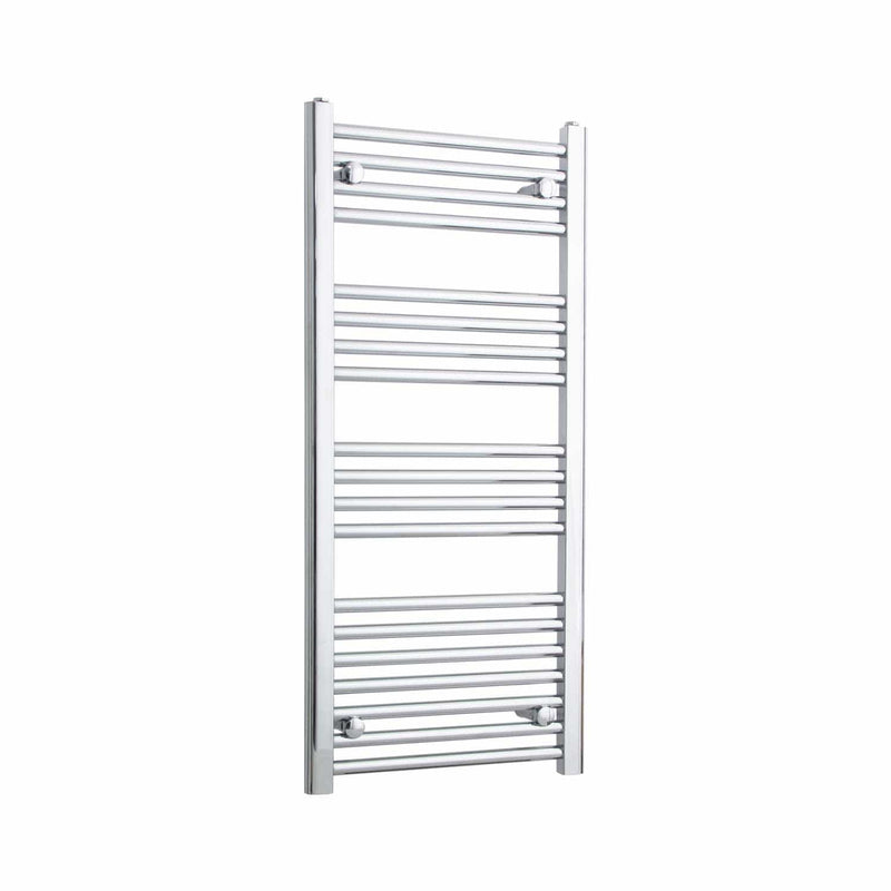 Straight / Without Valves 1000 x 500 Heated Flat or Curved Towel Radiator Chrome