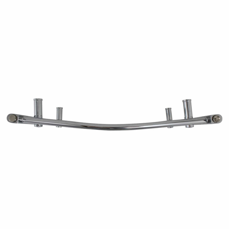 1000 x 500 Heated Flat or Curved Towel Radiator Chrome