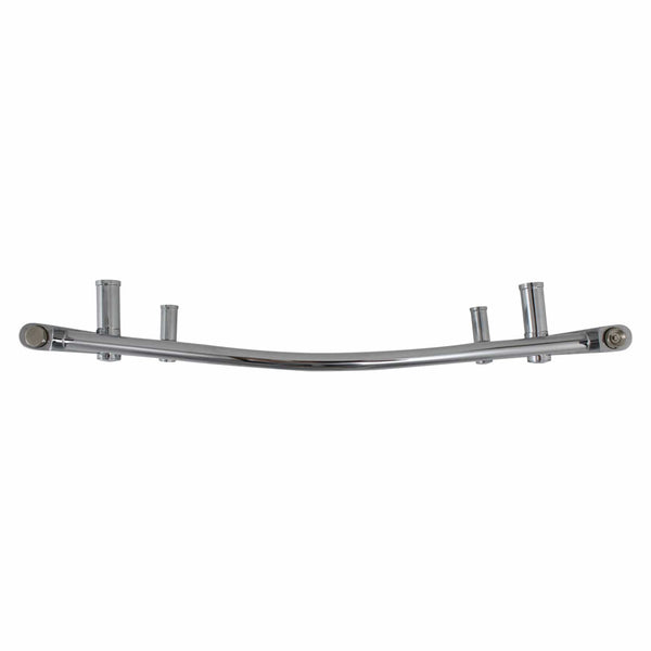 1000 x 600 Heated Flat or Curved Towel Rail Radiator Chrome