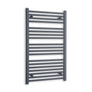 Without Valves 1000 x 600 Heated Straight Anthracite-Sand Grey Towel Rail