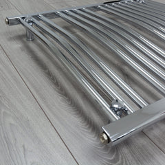 1000 x 700 Heated Curved Towel Radiator Chrome