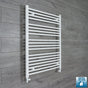 1000x800mm Towel Rail Radiator Flat White Central Heating