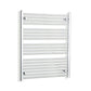 Without Valves 1000 x 850 Heated Straight Towel Rail Radiator Chrome