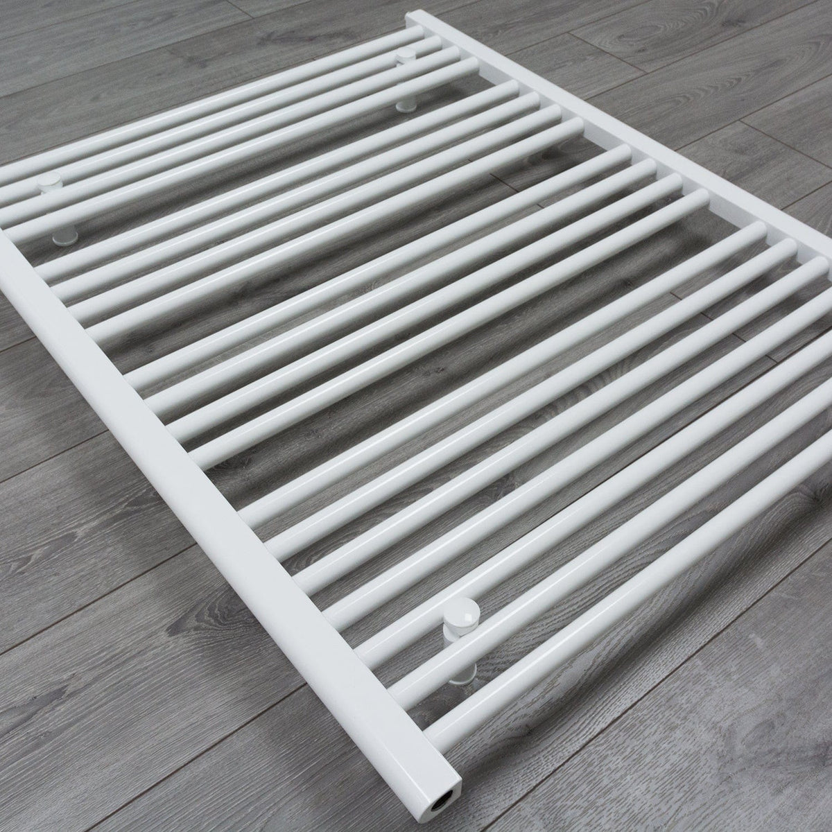 1000 x 900 Heated Towel Radiator Flat White Central Heating