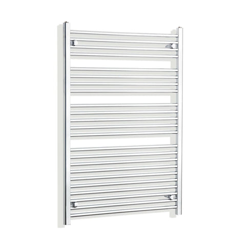 Without Valves 1200 mm High 800 mm Wide Chrome Towel Rail Central Heating