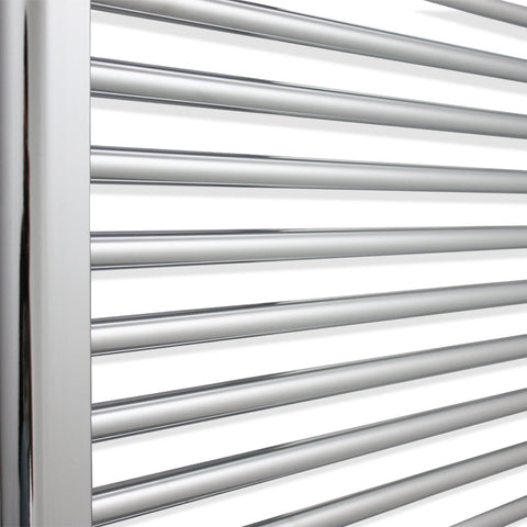 1200 mm High 800 mm Wide Chrome Towel Rail Central Heating