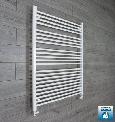 1200 mm High x 1000 mm Wide Heated Towel Radiator Flat White
