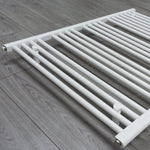 White Heated Towel Rail Dimensions - 950mm Pipe Centre, 1000mm Overall Width