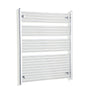 Without Valves 1200 x 1000 Heated Straight Towel Rail Radiator Chrome