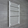 Without Valves 1200 x 800 Heated Towel Rail Radiator Flat White Central Heating