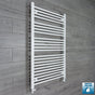 1200x800mm Towel Rail Radiator Flat White Central Heating