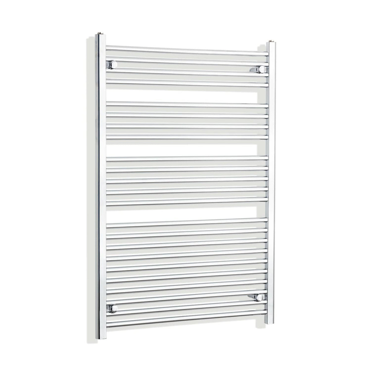 Without Valves 1200 x 900 Heated Straight Towel Rail Radiator Chrome