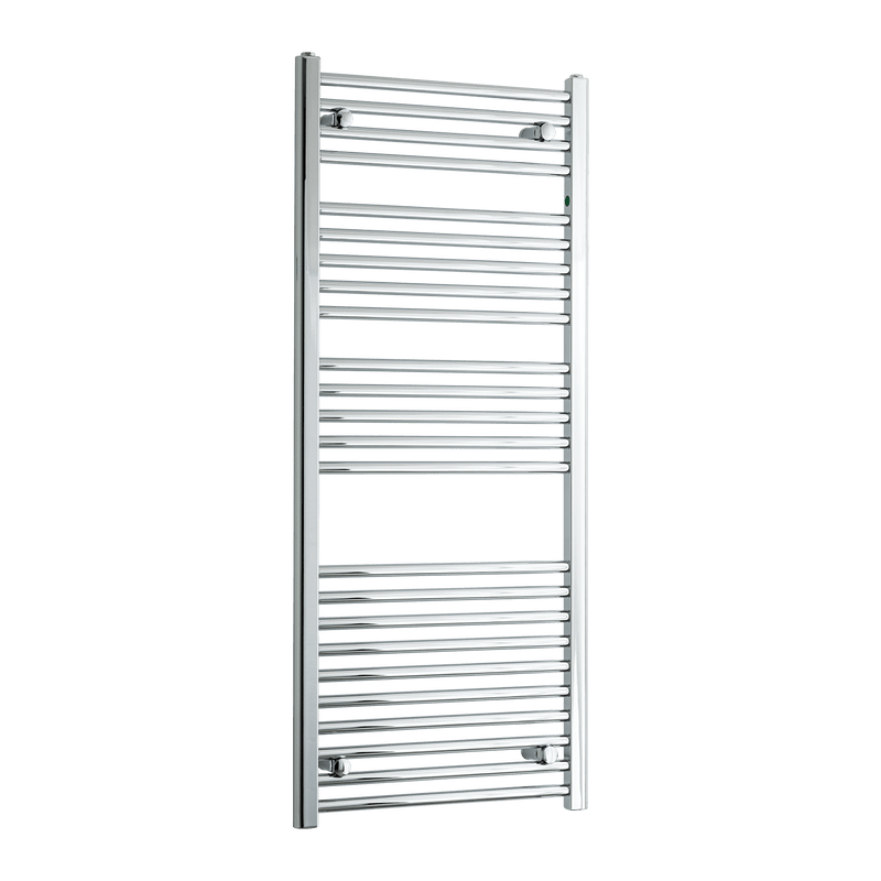 Without Valves 1300 x 550 Heated Flat Towel Radiator Chrome Central Heating