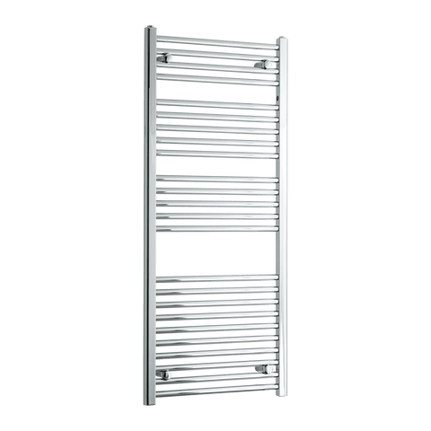 Without Valves 1300 x 550 Heated Flat Towel Radiator Chrome Central Heating