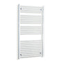 Without Valves 1300 x 700 Heated Straight Towel Radiator Chrome