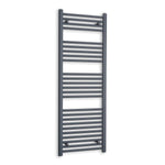 Matt Black Heated Towel Rail Dimensions - 450mm Pipe Centre, 500mm Overall Width