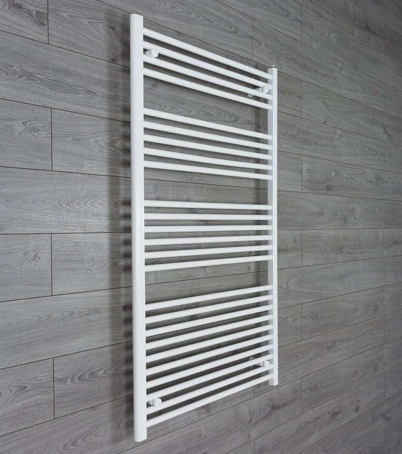 Without Valves 1400 x 750 Heated Towel Rail Radiator Flat White Central Heating