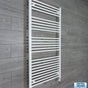 1400x800mm Towel Rail Radiator Flat White Central Heating
