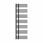 1500 mm High x 500 mm Wide Difta Heated Towel Radiator Flat Black